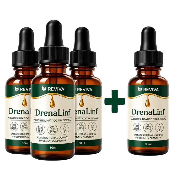 Kit 4 frascos DrenaLinf